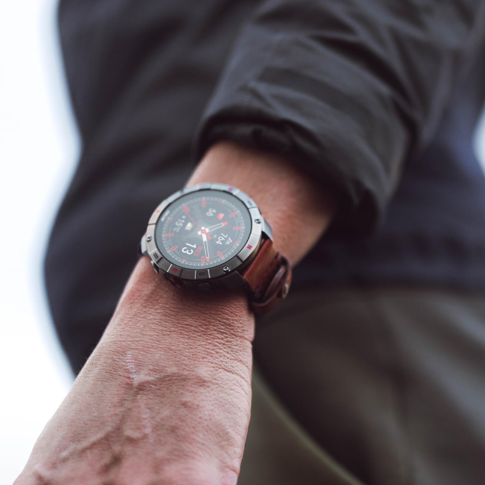 Polar Grit X2 Pro Leder bronze M/L