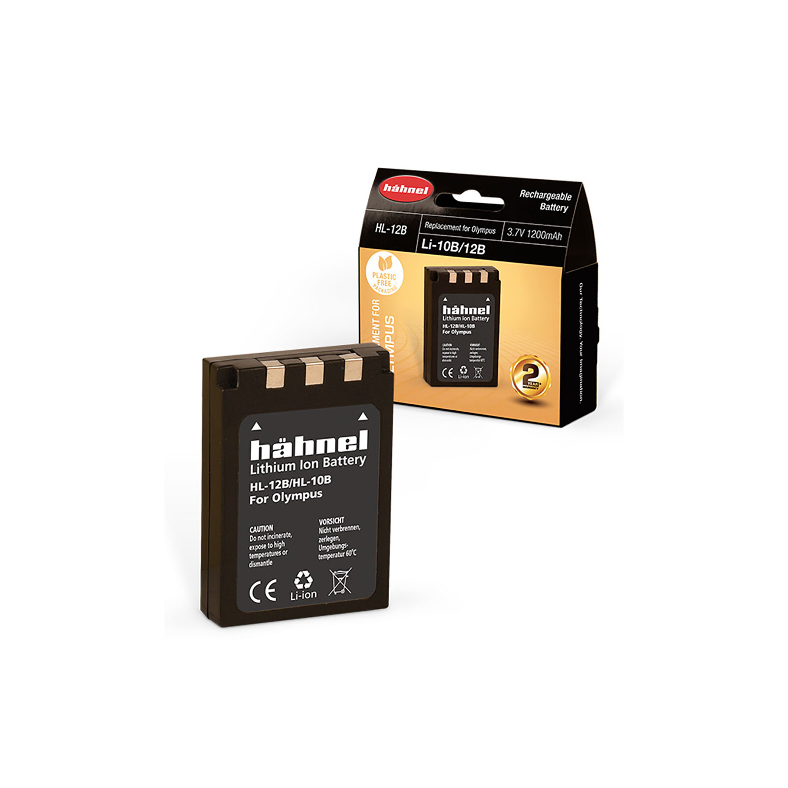 Hähnel Olympus Li-10/12B Akku
