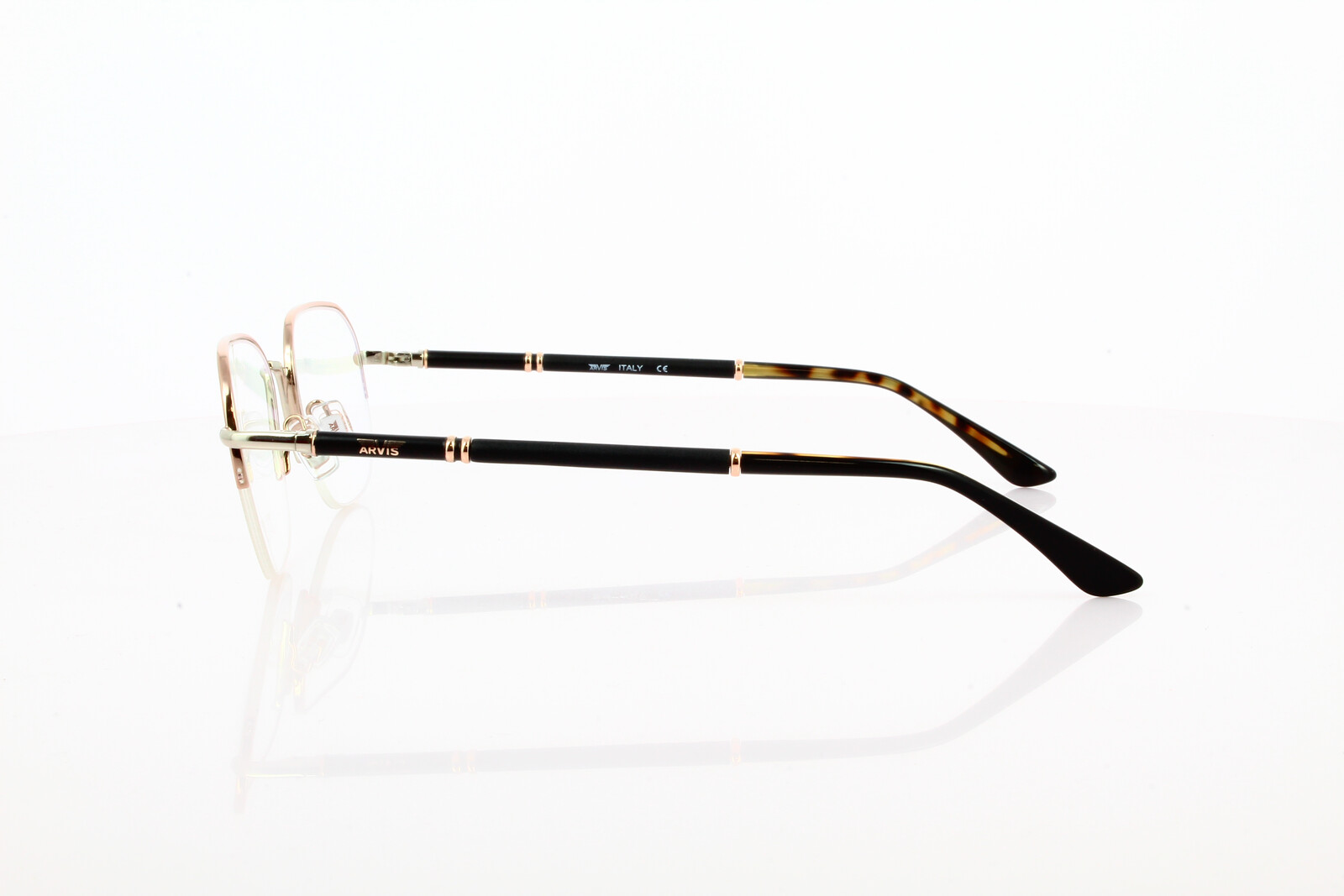 AV 097 C1 Herrenbrille Halbrand Metall