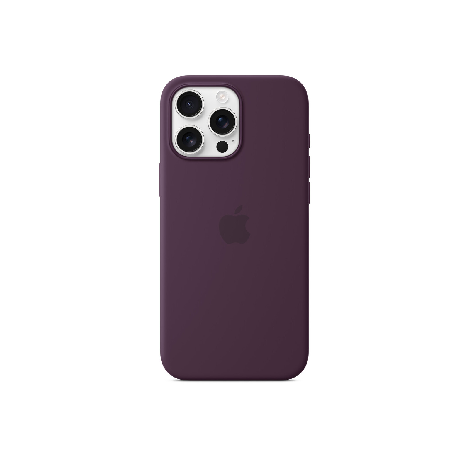 Apple iPhone 16 Pro Max Silikon Case mit Magsafe plum 