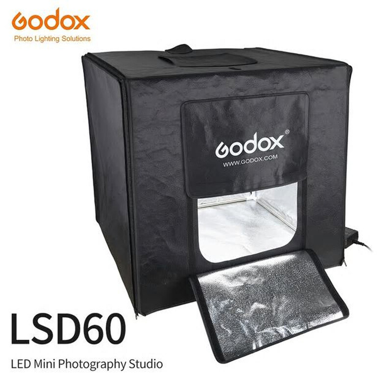 GODOX LSD60 Lichtzelt 60x60x60 inkl. 2 LED Lichter