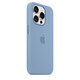 Apple iPhone 15 Pro Silikon Case mit MagSafe winter blue