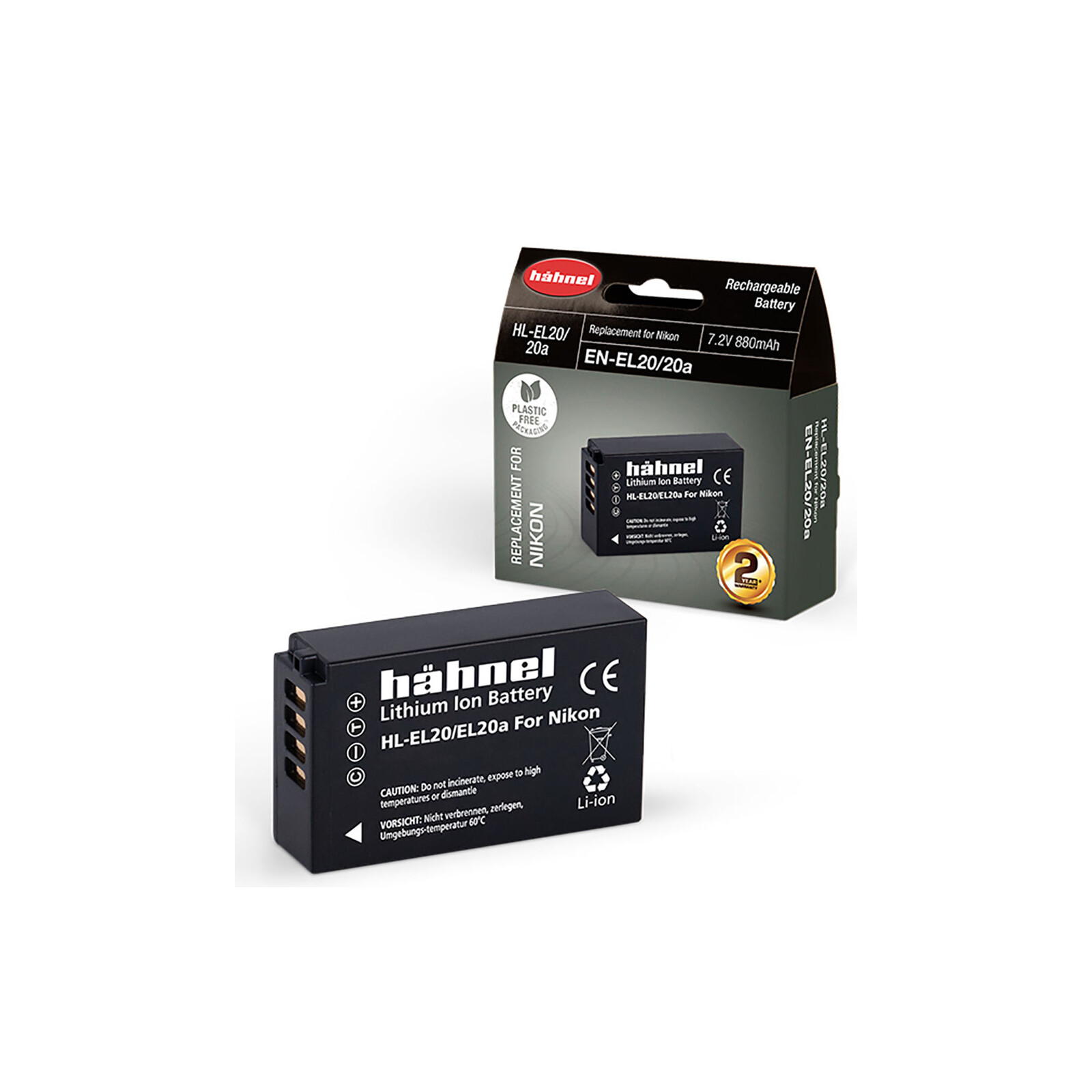 Hähnel Nikon EN-EL20 Akku