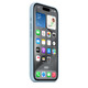 Apple iPhone 15 Pro Silikon Case mit MagSafe hellblau 