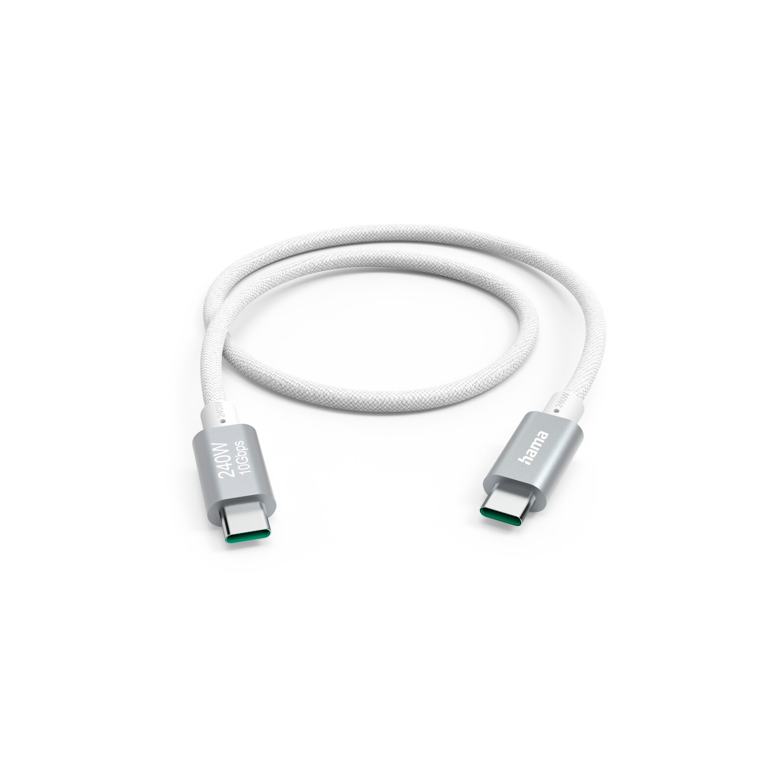 Hama Ladekabel USB-C - USB-C, 240W,10Gbit/s, 1,5m