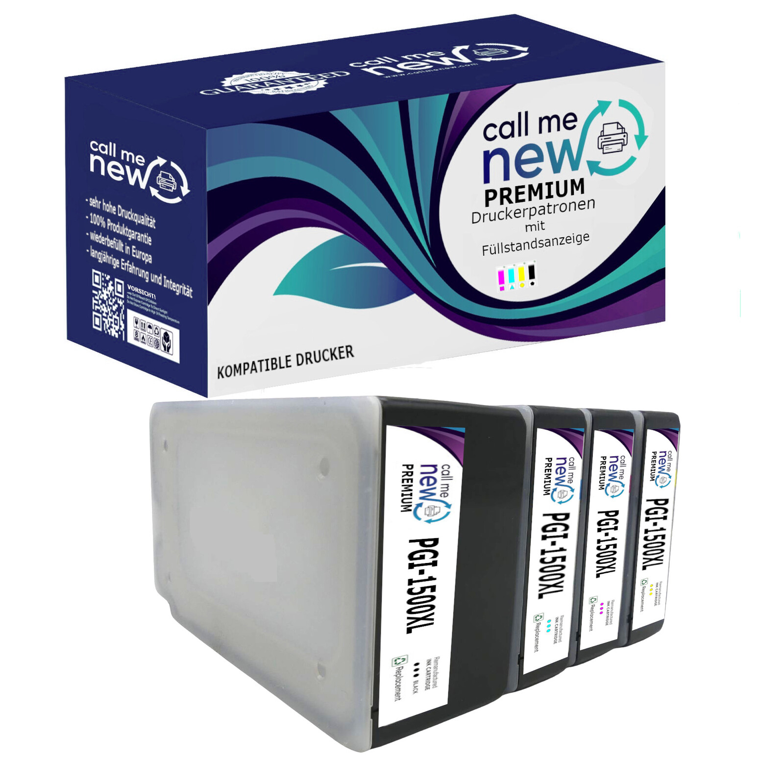 CMN Premium aufber.Tintenpatrone Canon PGI-1500XL Multipack