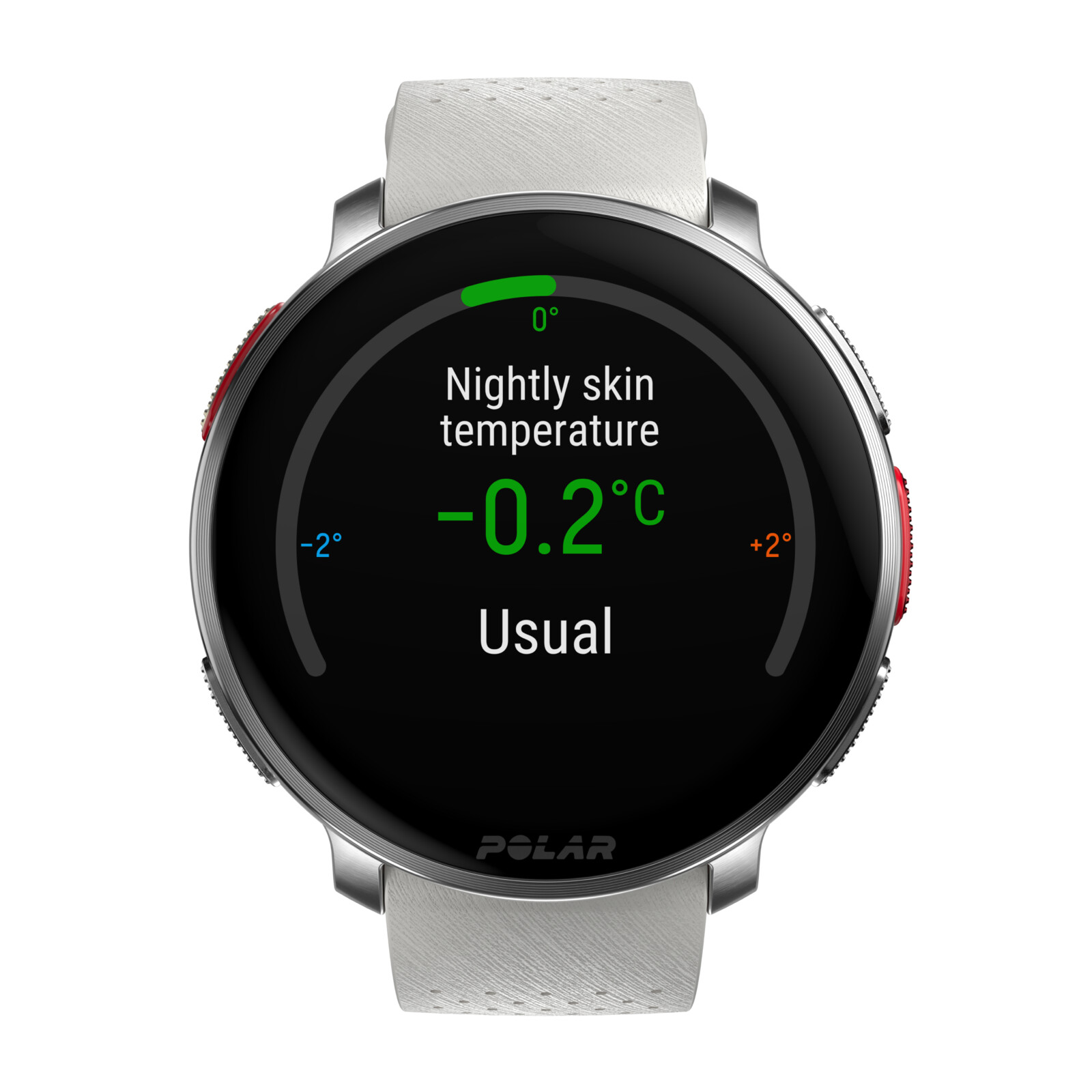 Polar Vantage V3 silver/orange S-L