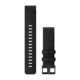 Garmin Quickfit Band 22mm Nylon schwarz meliert schwarz
