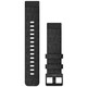Garmin Quickfit Band 20mm Nylon schwarz meliert schwarz