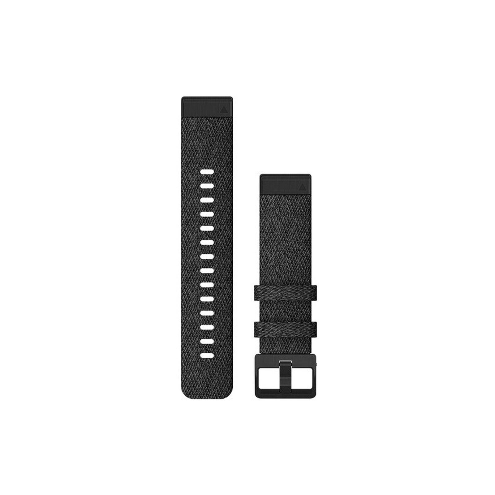 Garmin Quickfit Band 20mm Nylon schwarz meliert schwarz