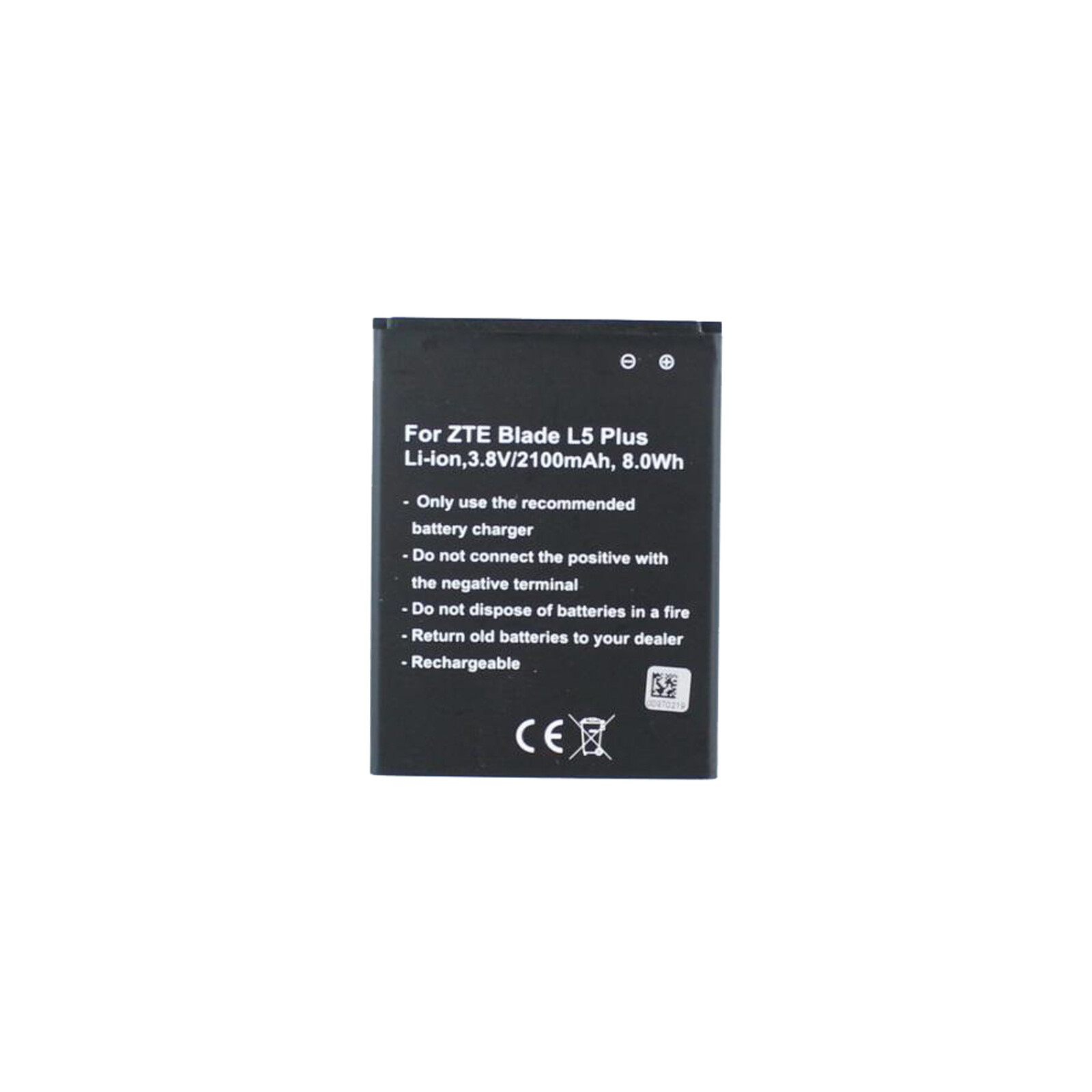 AGI Akku ZTE BLADE L5 2.100mAh