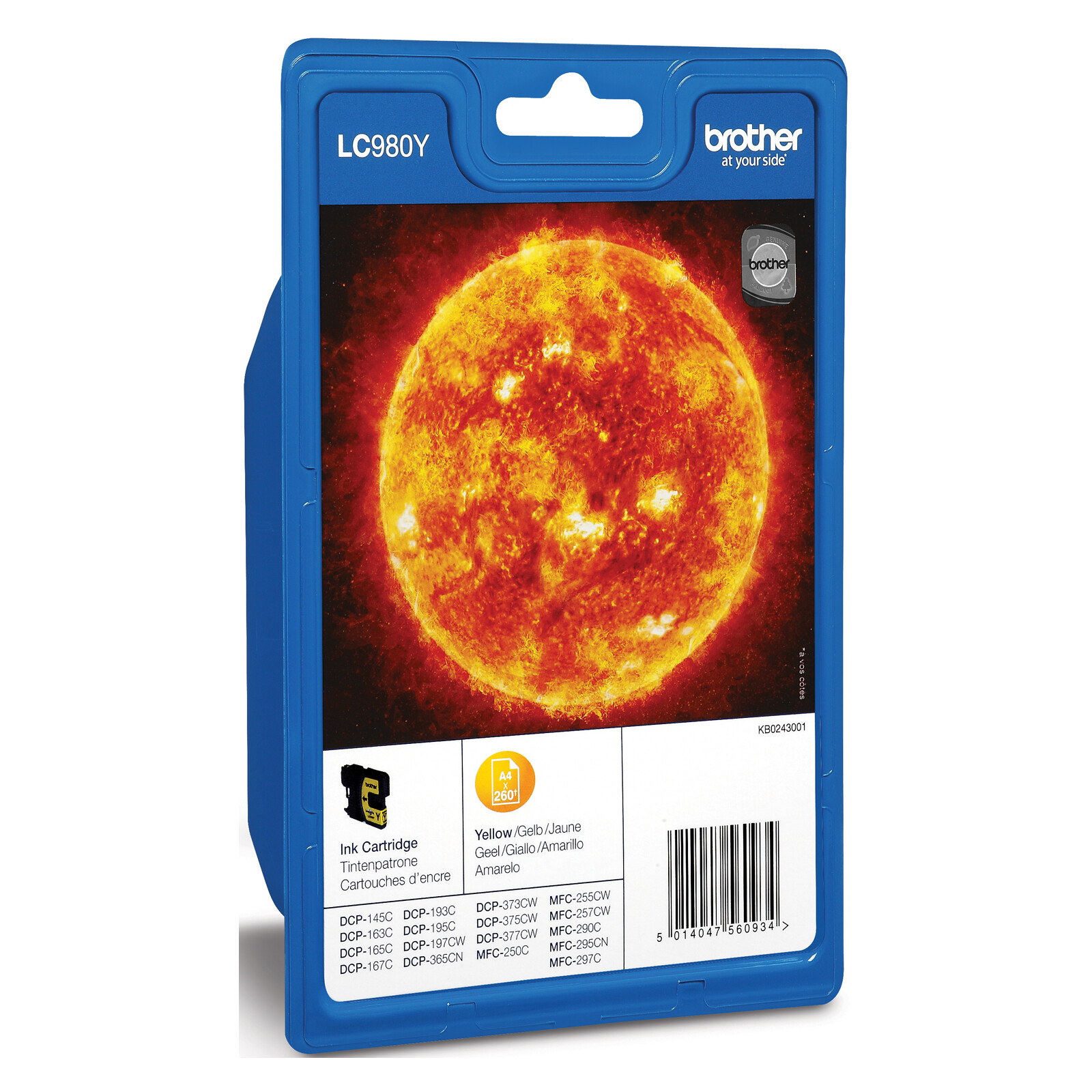 Brother LC-980Y Tinte yellow