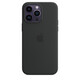 Apple iPhone 14 Pro Max Silikon Case mit MagSafe mitternacht
