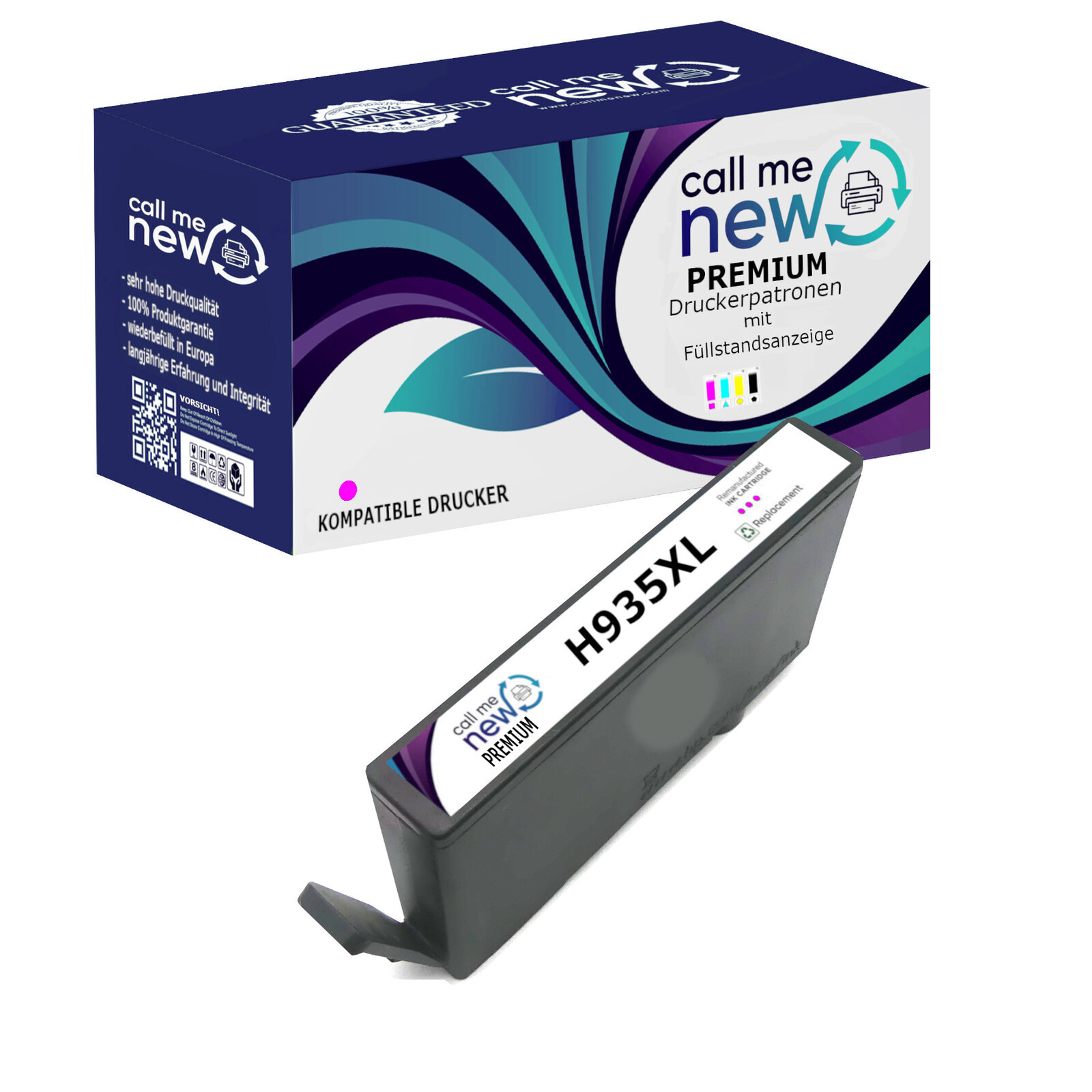 CMN Premium aufber. Tintenpatrone für HP935XL magenta