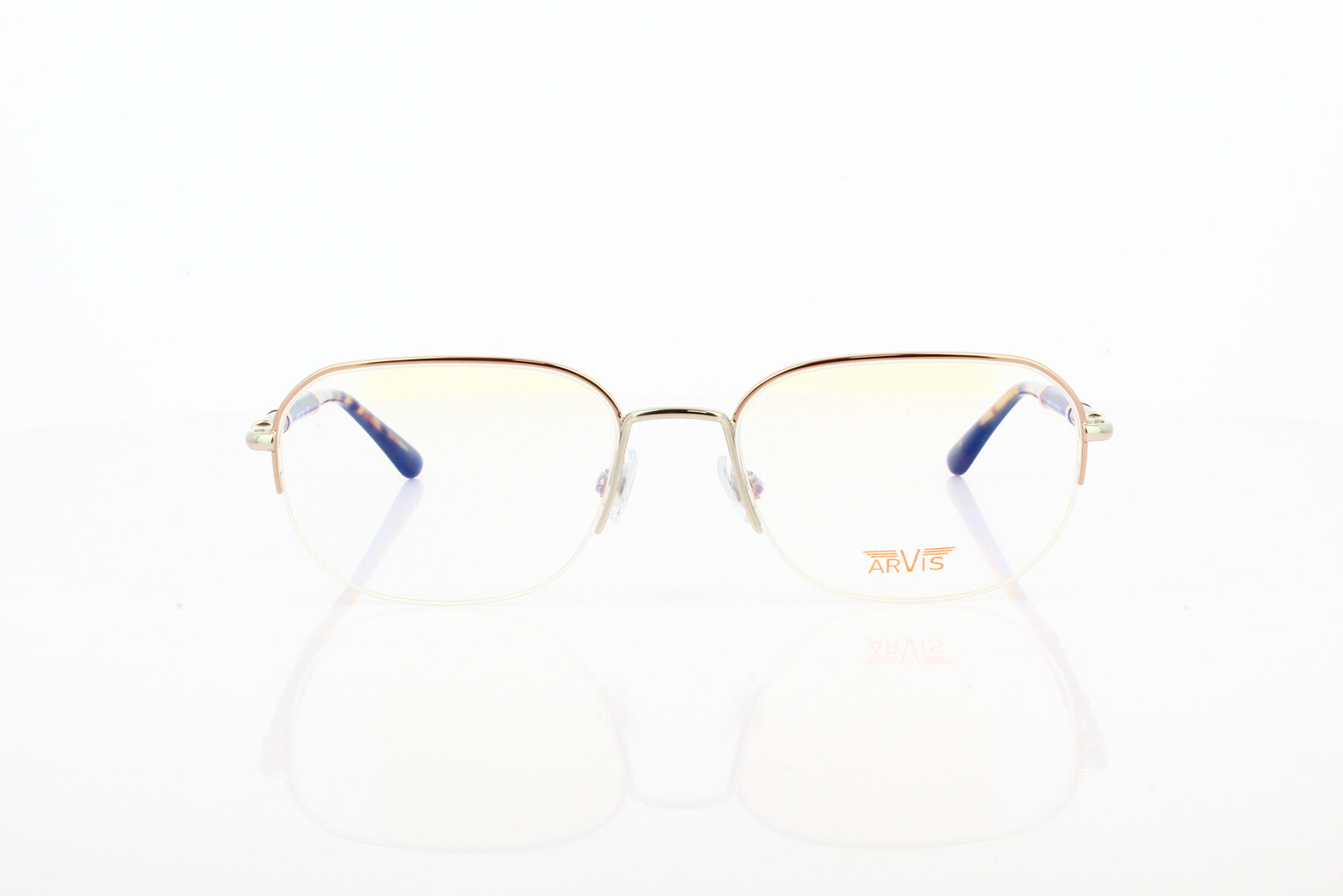 AV 097 C1 Herrenbrille Halbrand Metall