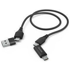 Hama 4in1 Type C Kabel Micro USB 1,5m Hama 4in1 Type C Kabel Micro USB 1,5m