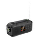 bea-tec Outdoor FM/AM/BT Radio Solar mit LED 2000mAh schwarz