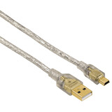 Hama 39744 Mini-USB-2.0-Kabel, vergoldet, doppelt geschirmt, Hama 39744 Mini-USB-2.0-Kabel, vergoldet, doppelt geschirmt,