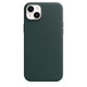 Apple iPhone 14 Plus Leder Case mit MagSafe waldgrün