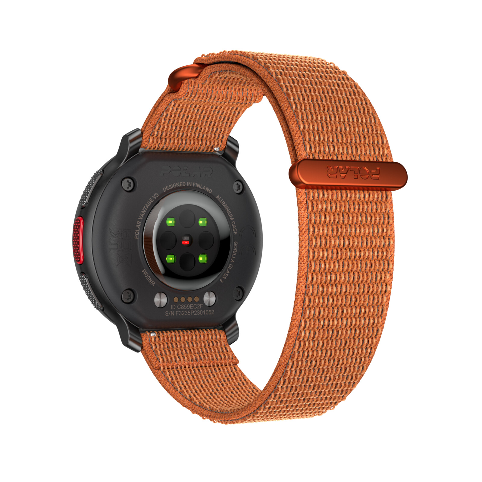 Polar Armband 22mm M/L Hook-Loop ora