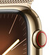 Apple Watch S9 GPS+Cellular Edelstahl 45mm Milanaise gold
