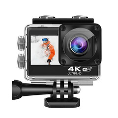 Ki-Tec 4K-60fps Action Camera inkl. Dual-Screen