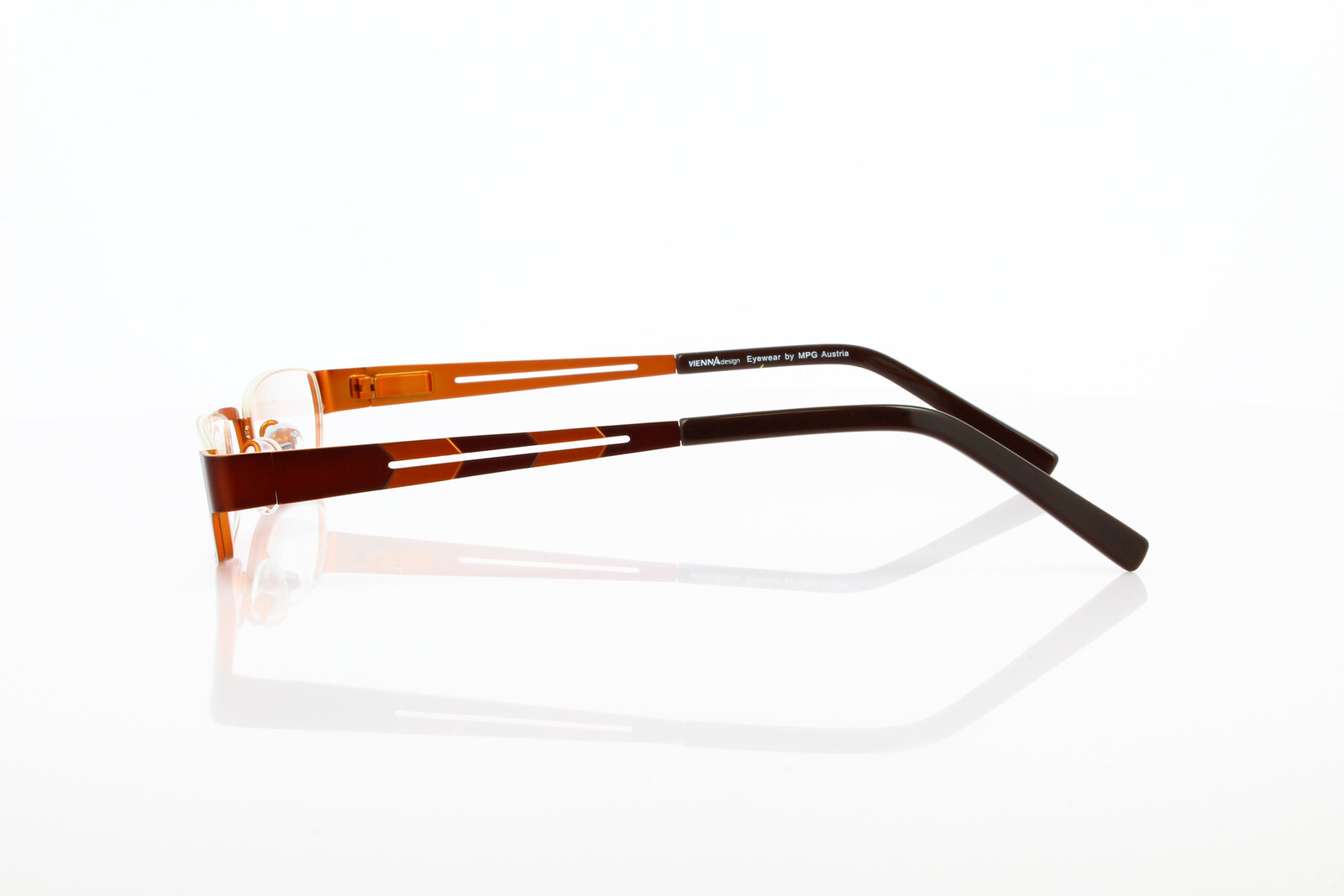 Vienna Design UN 453 03 Lesebrille Halbrand Metall