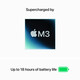 Apple MacBook Air 13"/M3/8CPU/8GPU/16GB/256GB/mitternacht