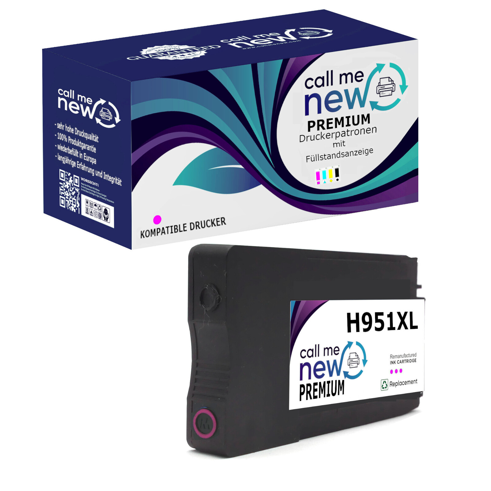 CMN Premium aufber. Tintenpatrone für HP951XL magenta