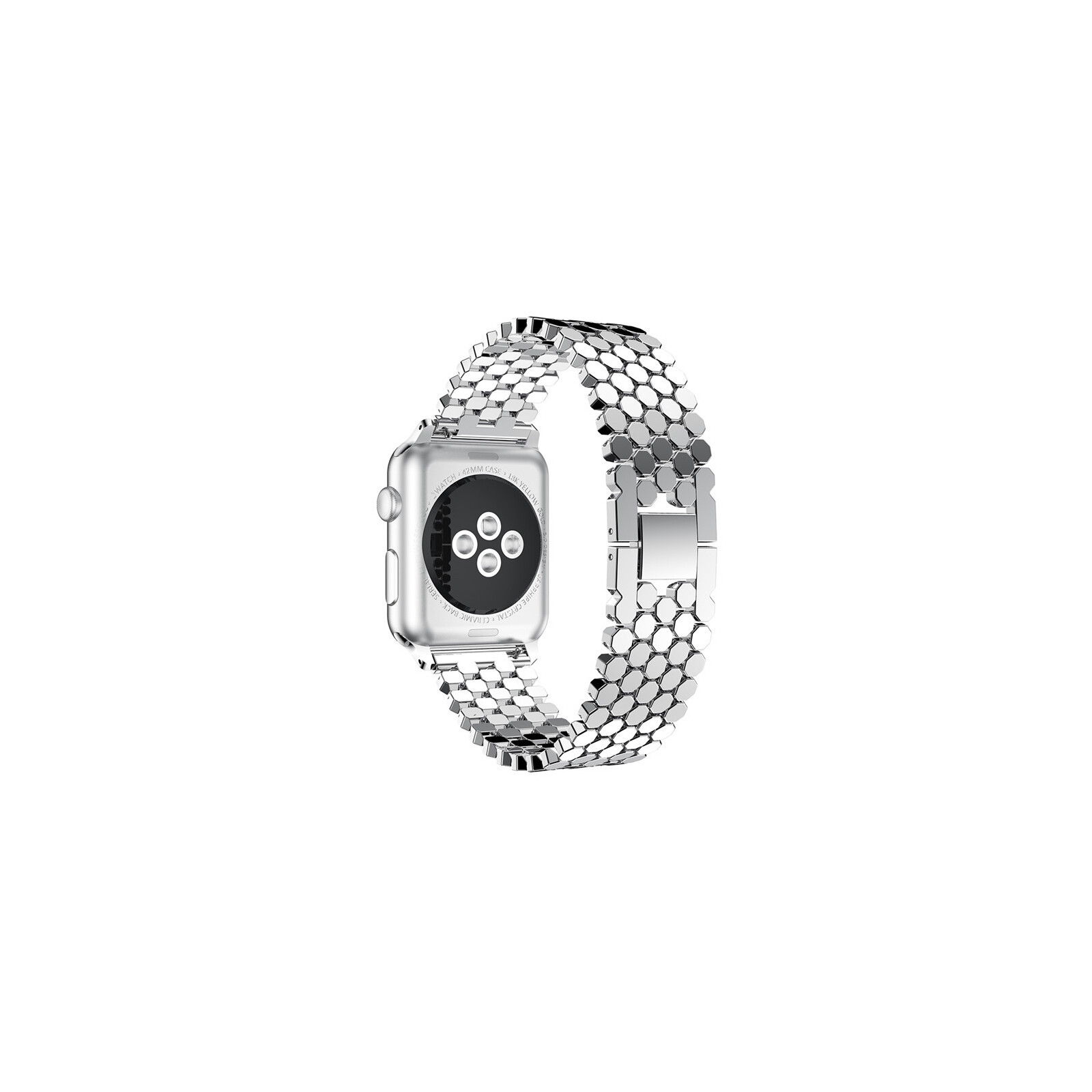 Mika Uhrenarmband Apple 38/40mm Alu silber