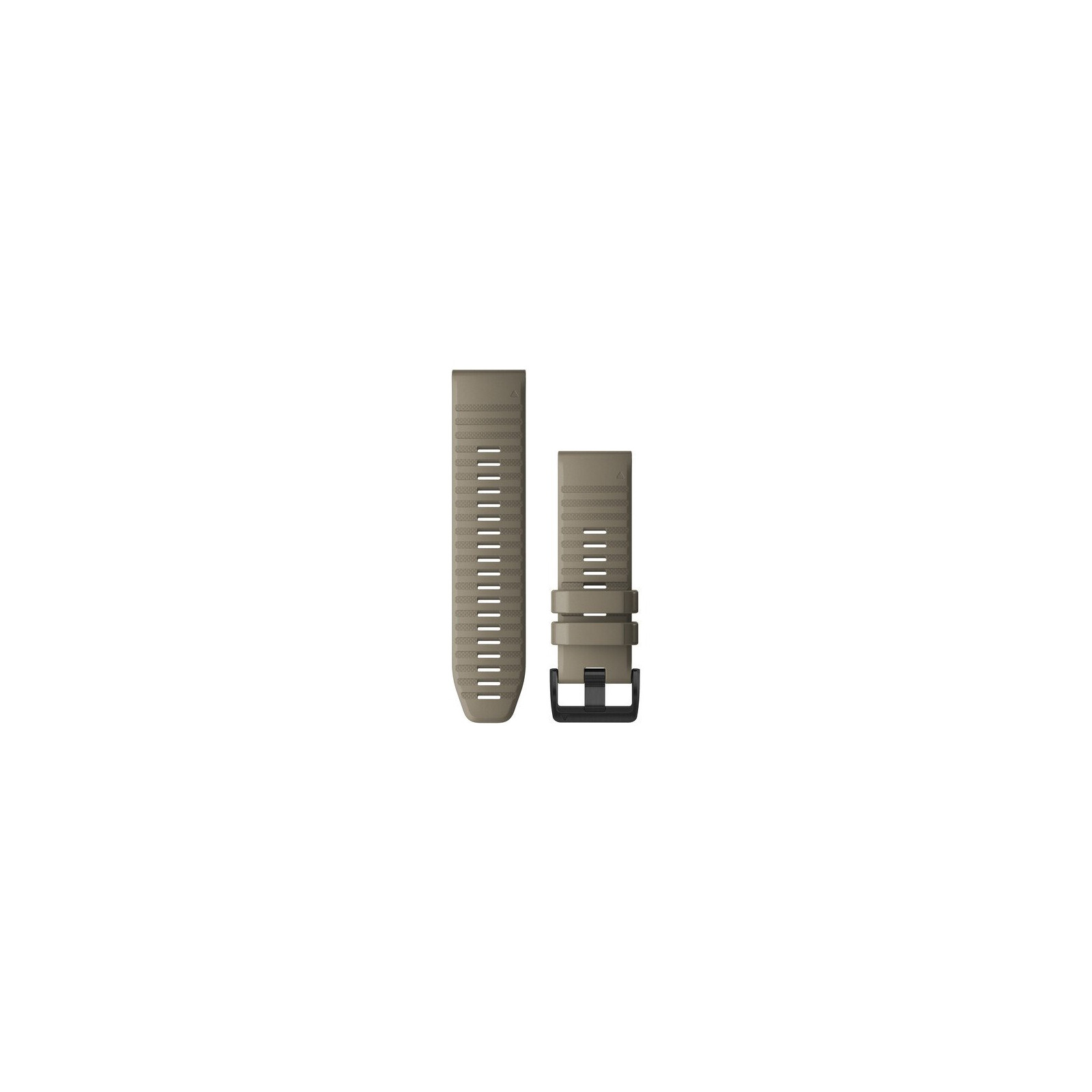 Garmin Quickfit Band 26mm Silikon dunkelbeige schwarz