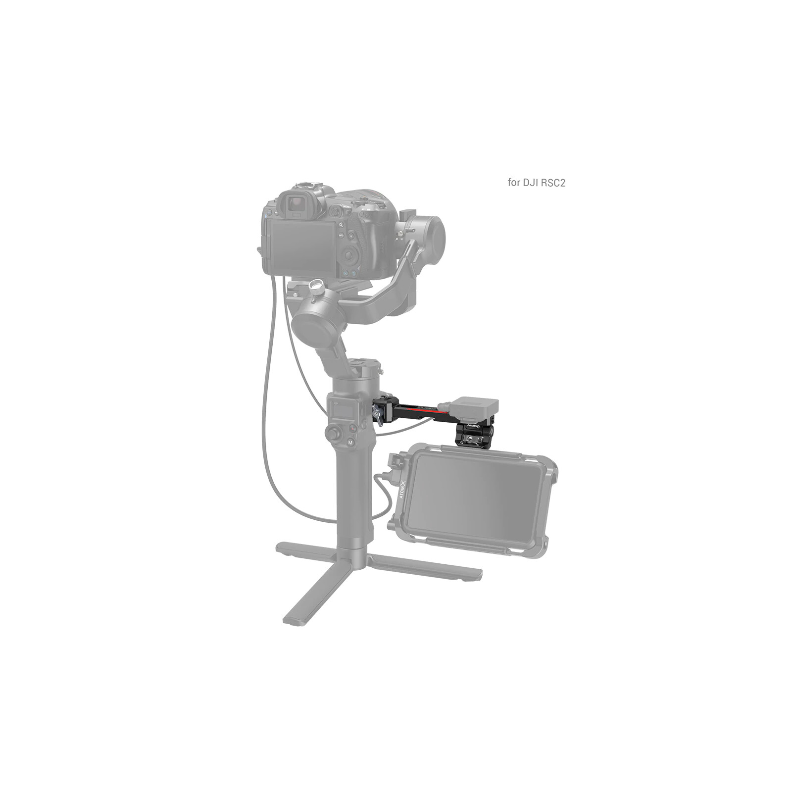 SmallRig Monitorhalterung mit NATO-Klemme für DJI RS 2