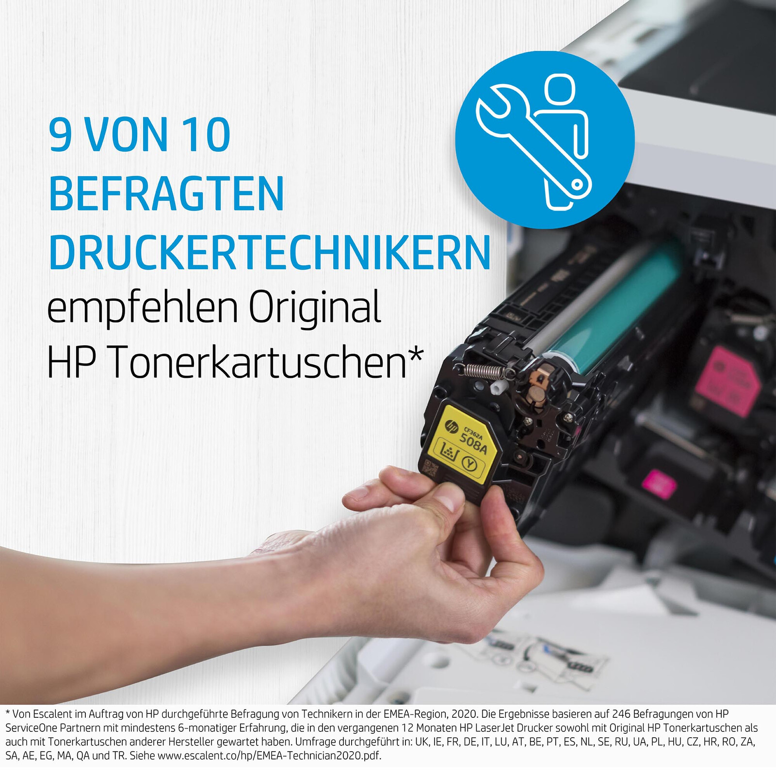 HP 207X Cartridge Toner cyan, bis 2450 Seiten