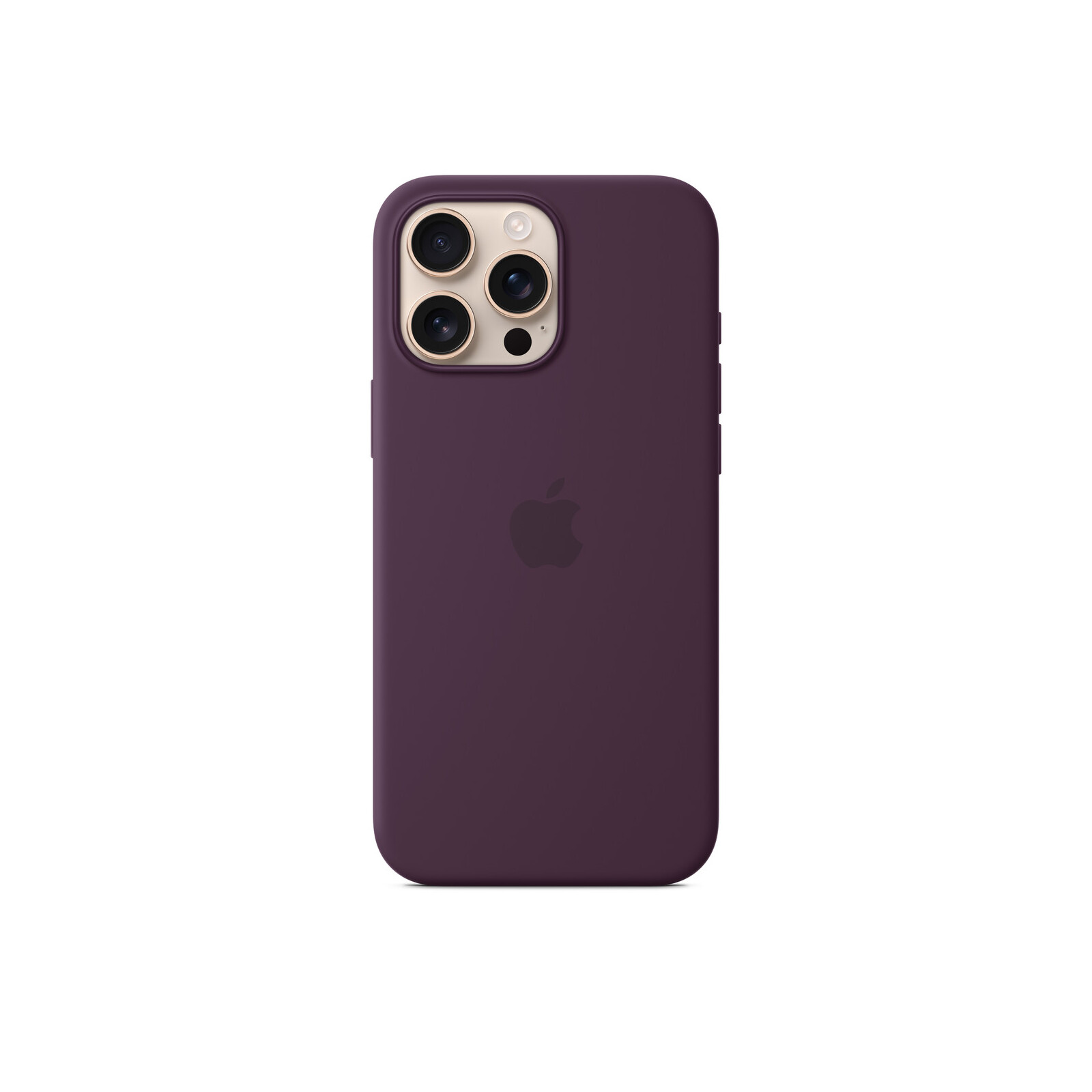 Apple iPhone 16 Pro Max Silikon Case mit Magsafe plum 