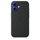 Apple iPhone 16 Silikon Case mit Magsafe black