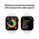 Apple Watch S10 GPS 46mm rose gold Alu Case + blush Band S/M