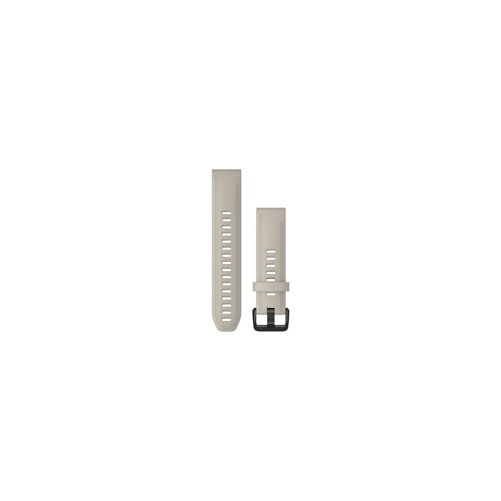 Garmin Quickfit Band 20mm Silikon beige schwarz