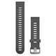 Garmin Uhrenarmband Forerunner 20mm Silikon Schiefergrau