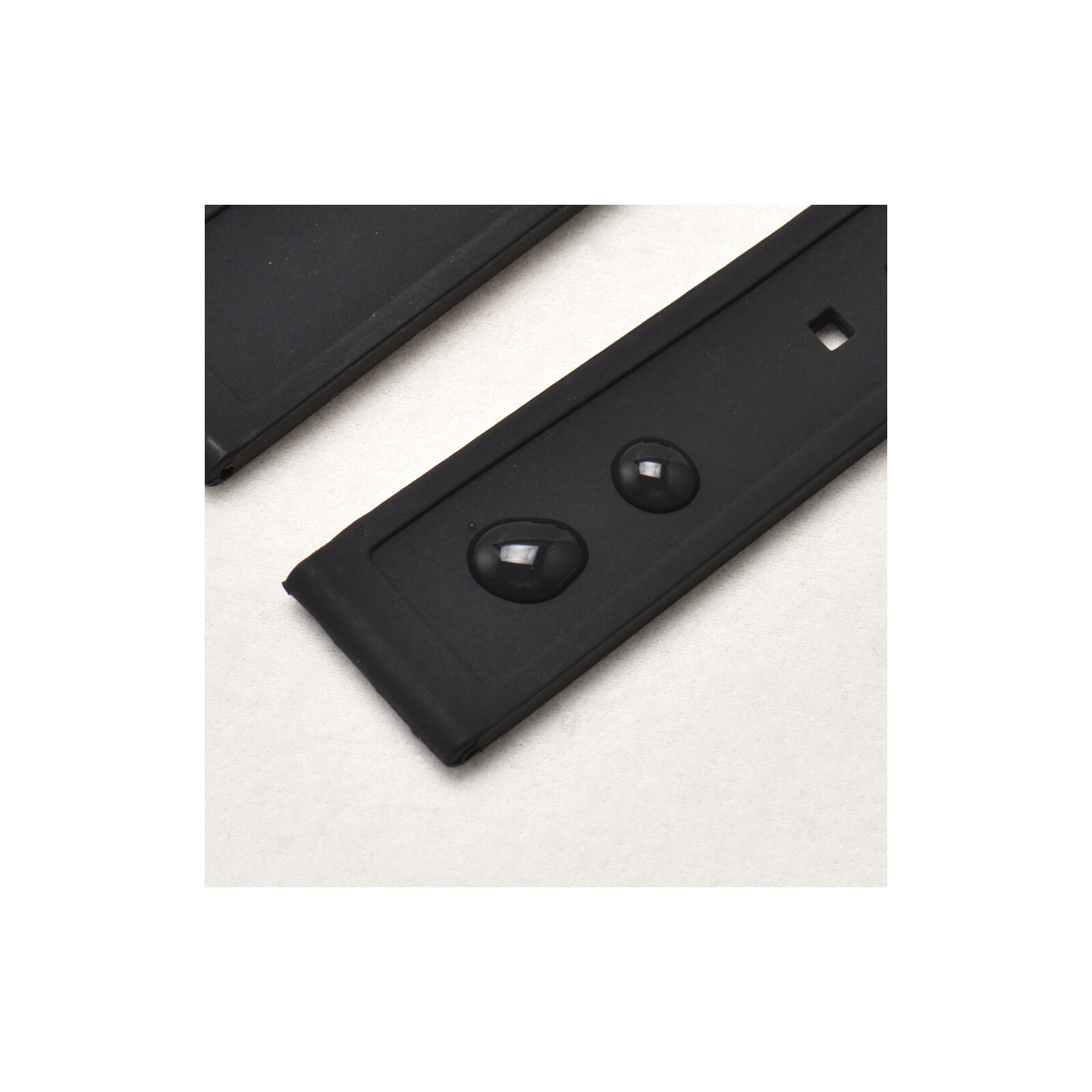 Mika Uhrenarmband Uni 18mm Silikon schwarz