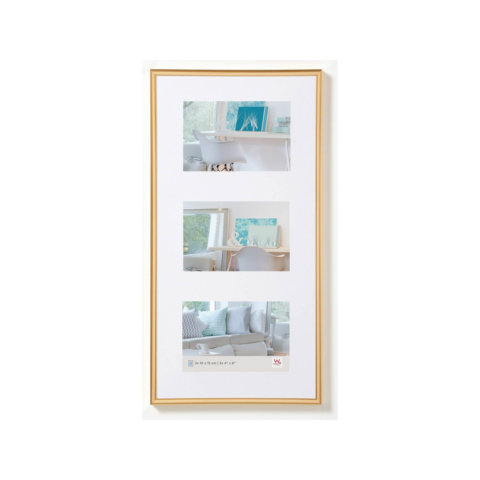 New Lifestyle 3x10x15 Kunststoff gold