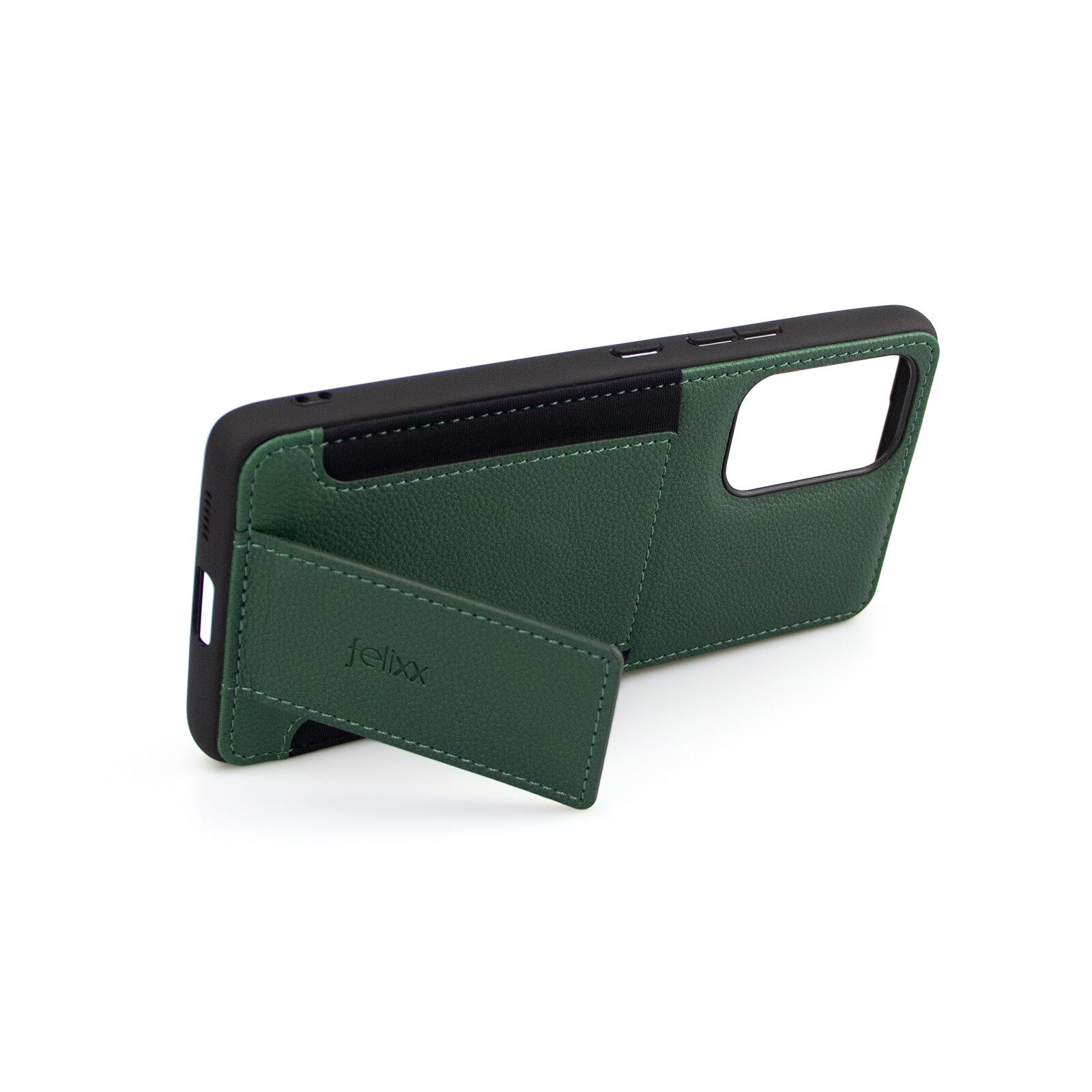 Felixx Back Card+Stand Samsung Galaxy A53 5G dunkelgr&uuml;n