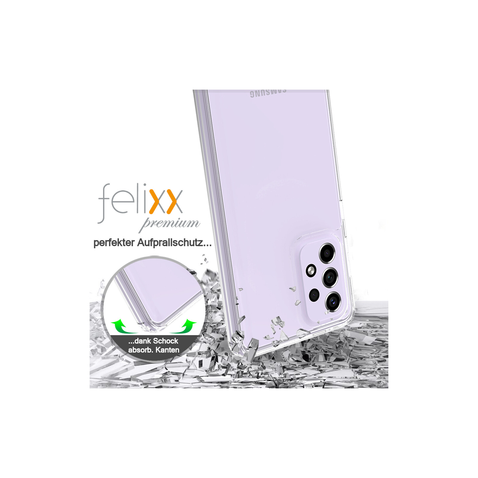 Felixx Back Hybrid Samsung Galaxy A33 5G clear