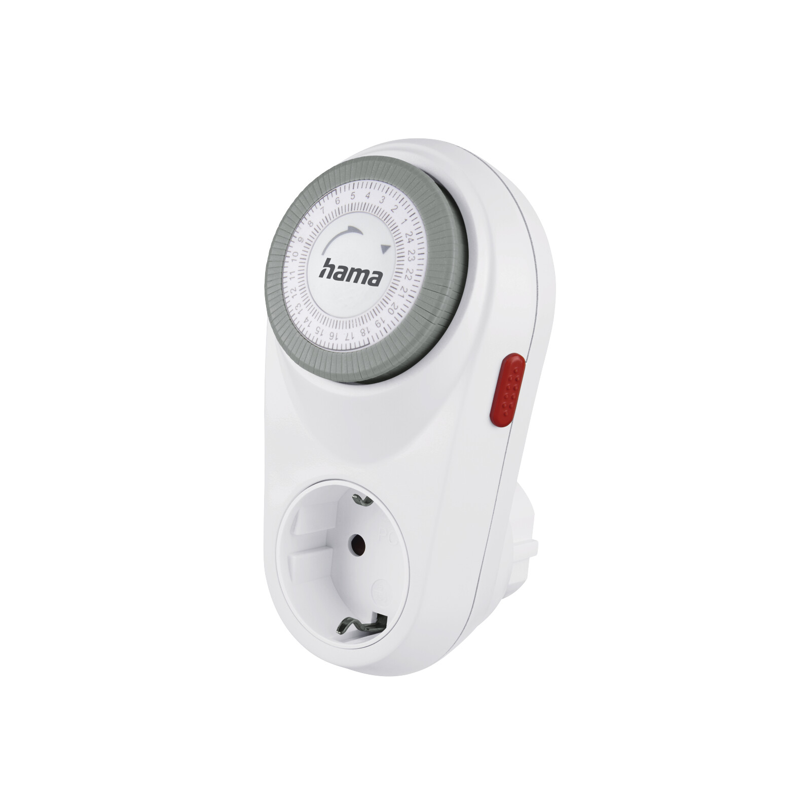 Hama Mechanische Zeitschaltuhr Curved wei&szlig;