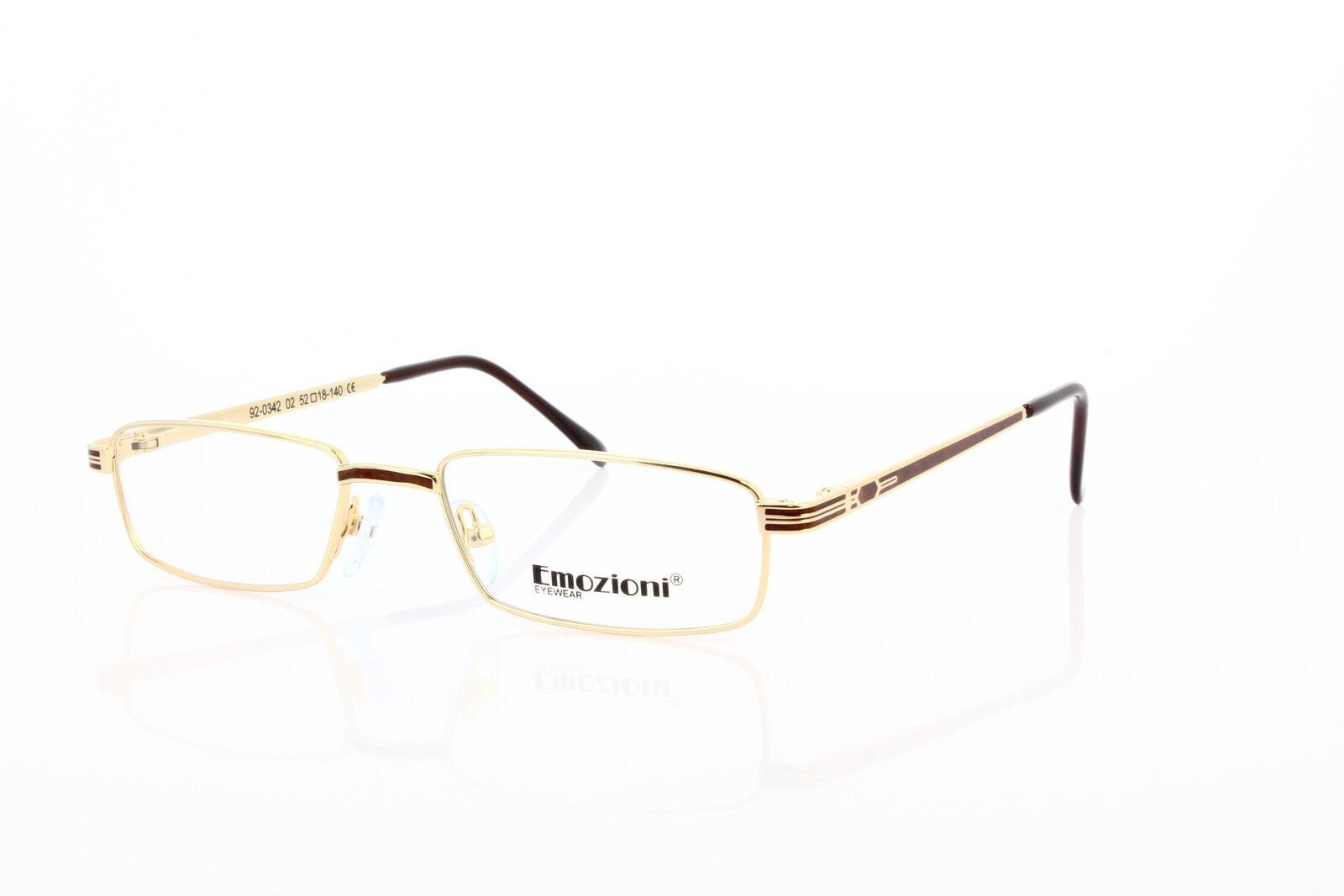 Emozioni 92-0342 C2 Halbbrille Metall