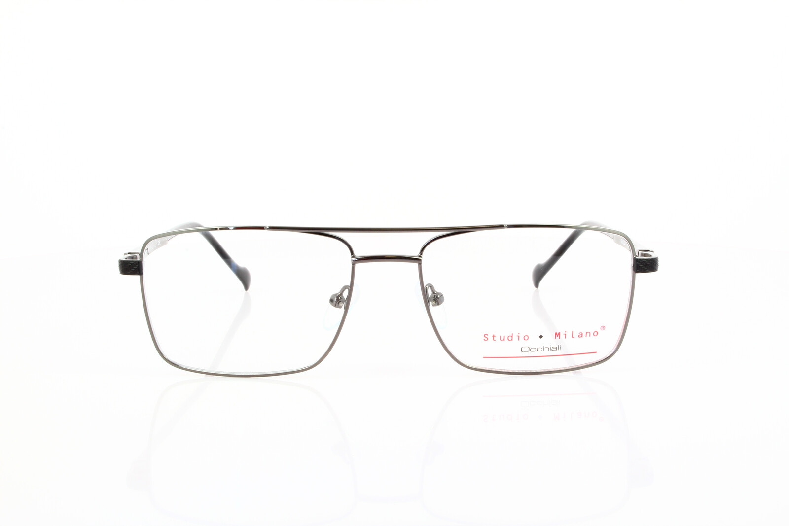 66825-1 Herrenbrille Doppelsteg Metall