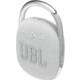 JBL Clip4 Bluetooth-Lautsprecher mit Karabinerhaken weiß