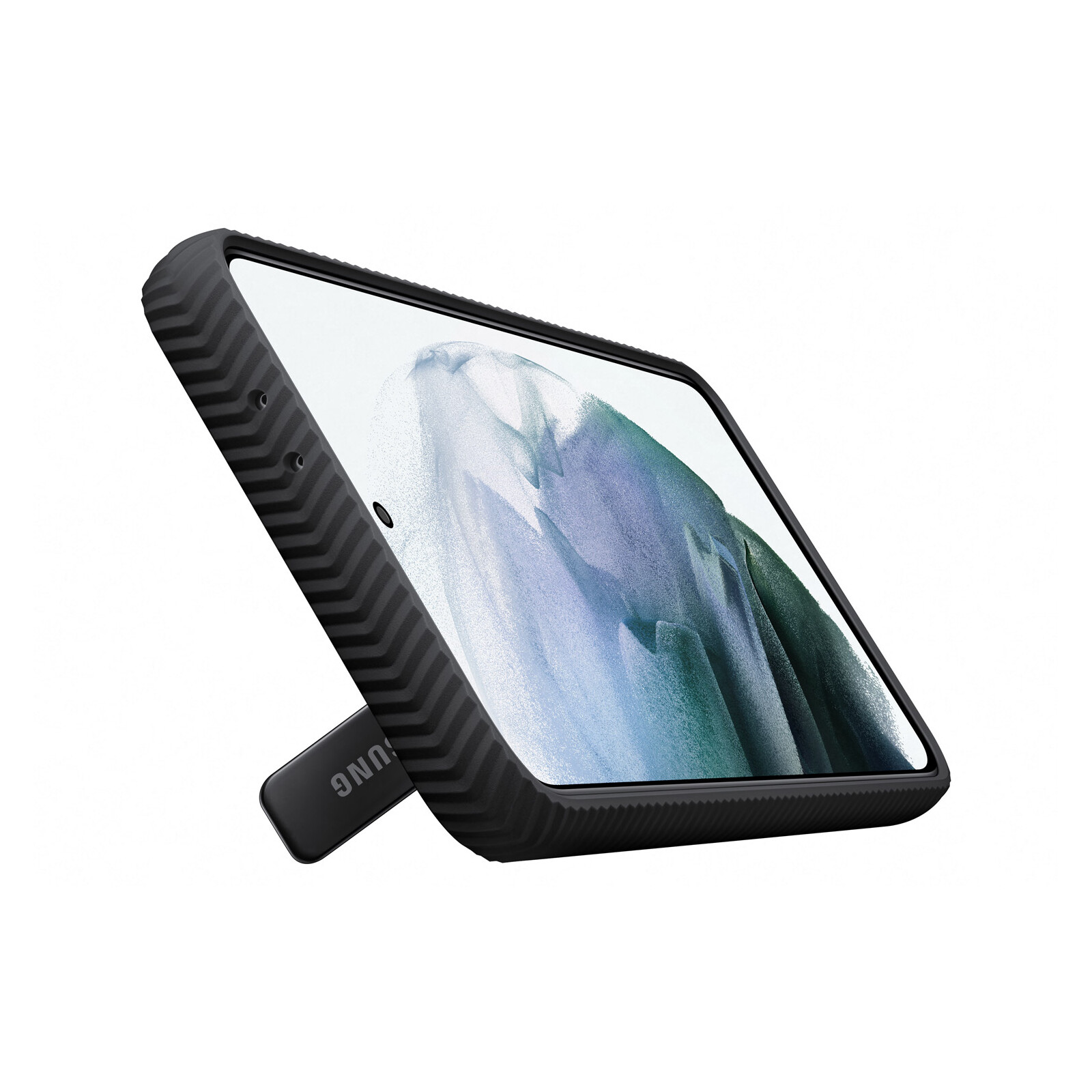 Samsung Back Cover Protective Standing Galaxy S21+ black