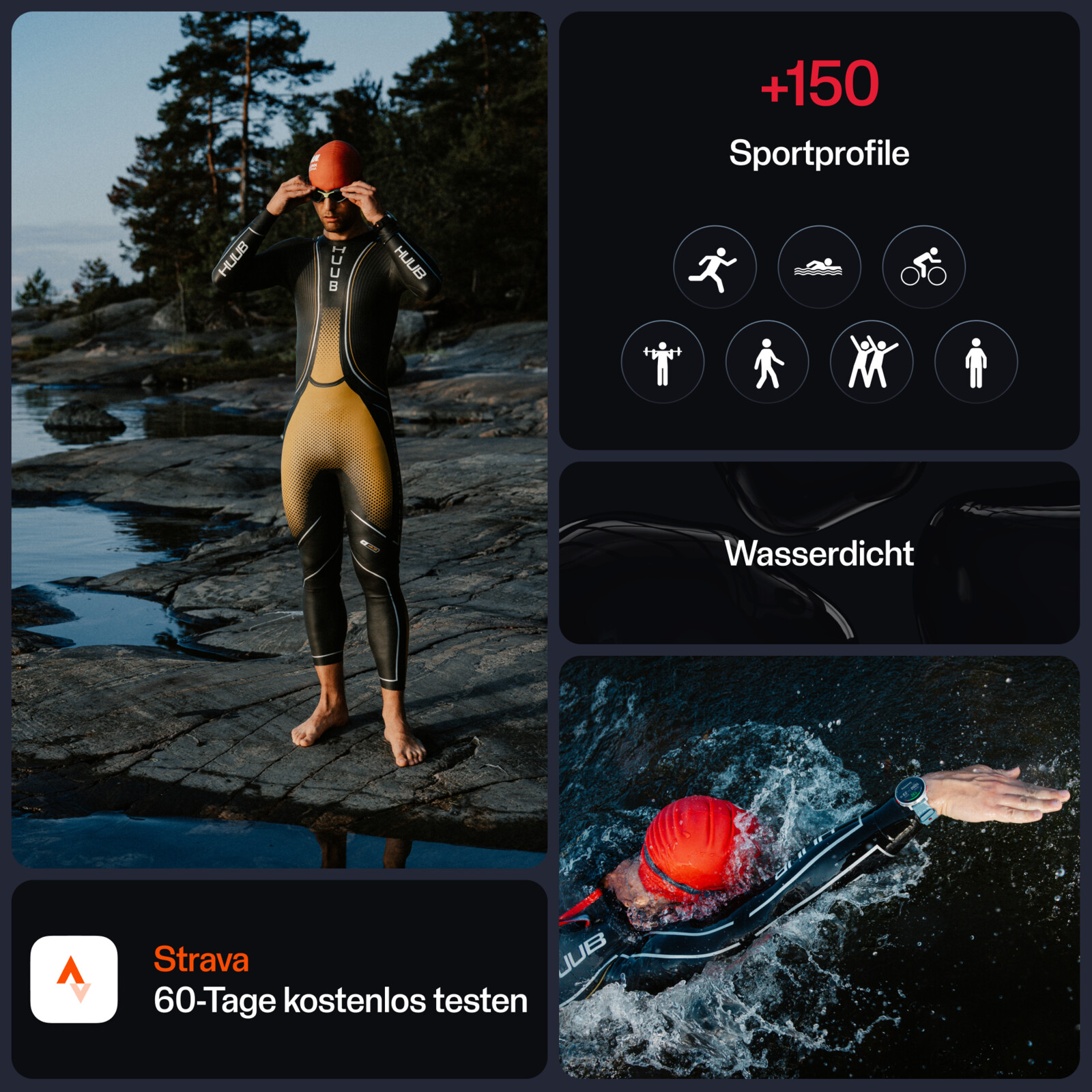 Polar Vantage V3 silver/orange S-L