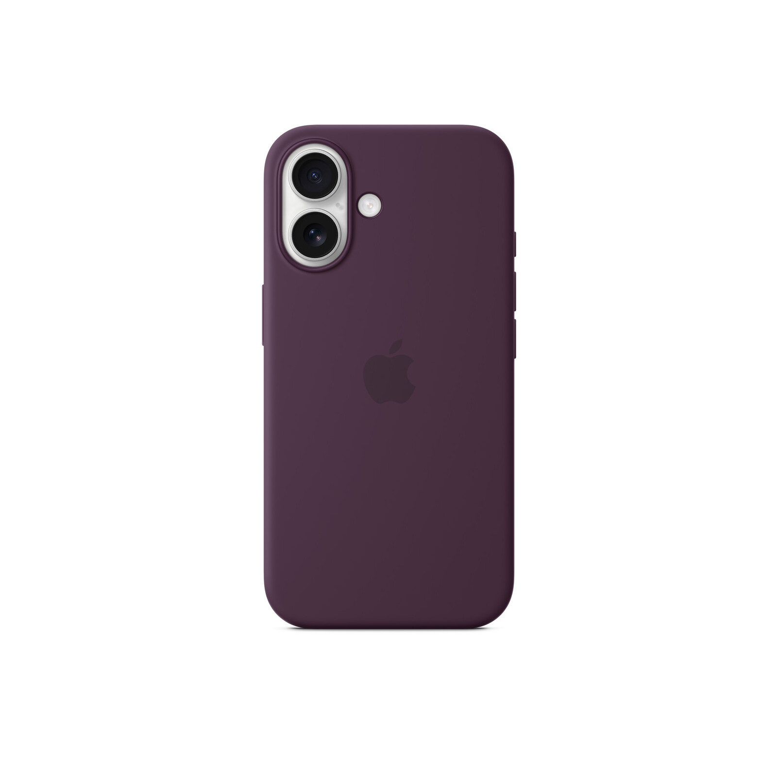  Apple iPhone 16 Silikon Case mit Magsafe plum 