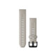 Garmin Quickfit Band 20mm Silikon Beige schwarz
